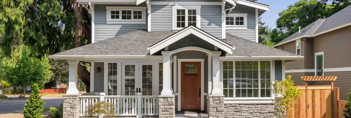 Craftsman style home with a new roof in the Dallas area